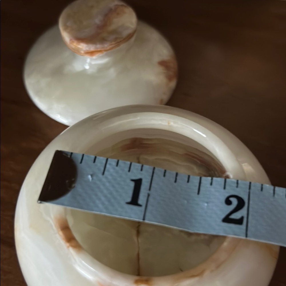 🍂Elegant Onyx Stone Jar with Lid - Picture 7 of 7